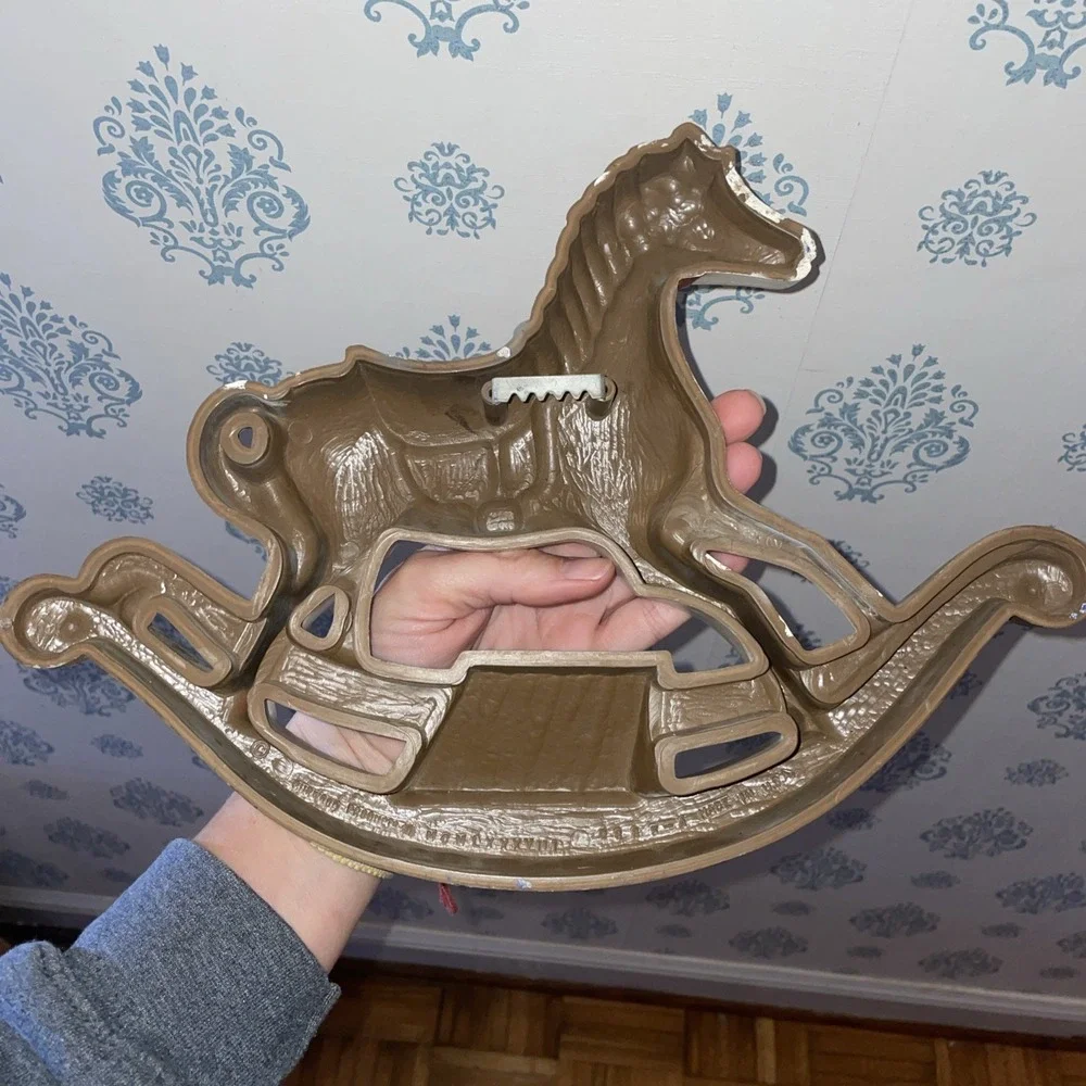 Vintage‎ 1988 Burwood Products Rocking Horse Wall Hanging Plaque Decor Nursery